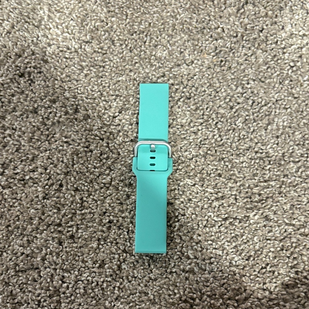Turquoise Silicone Wristband Strap for Wearable Devices